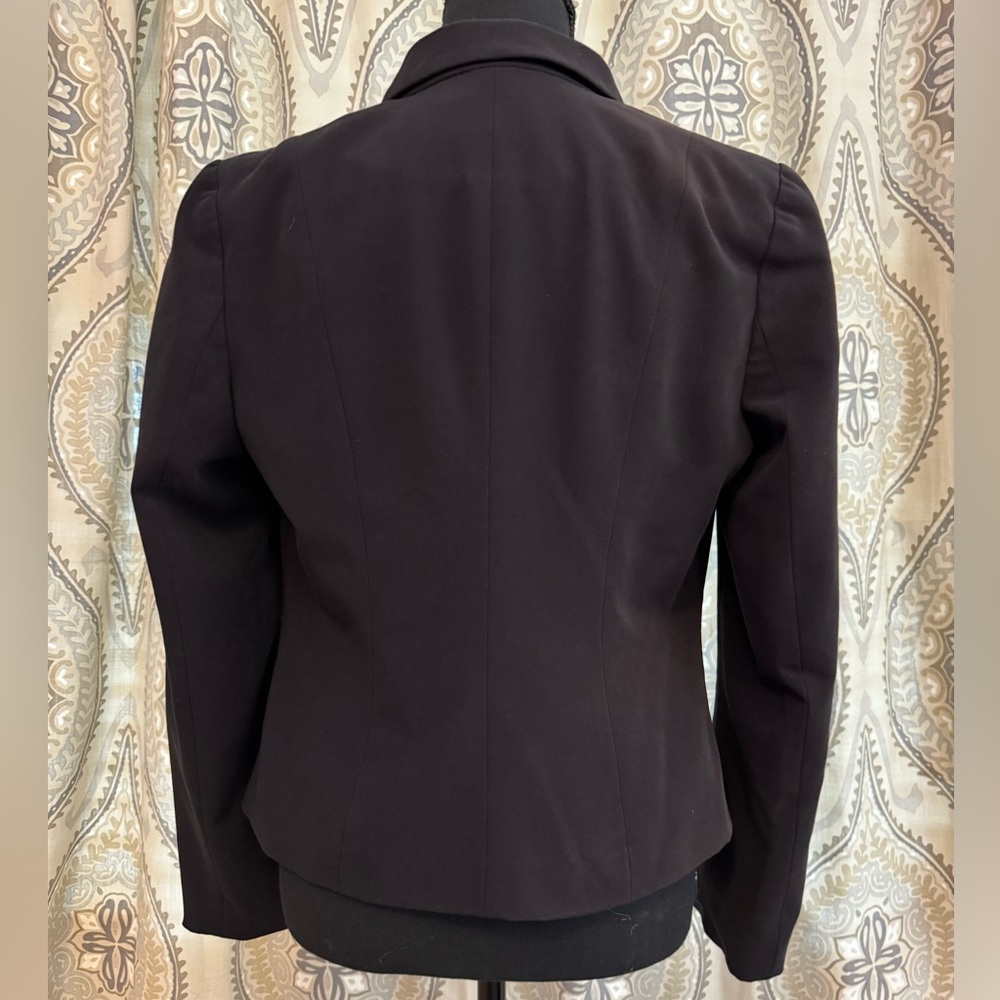 Worthington Women’s Black One-Button Career Blazer Jacket Size Medium - Picture 2 of 5